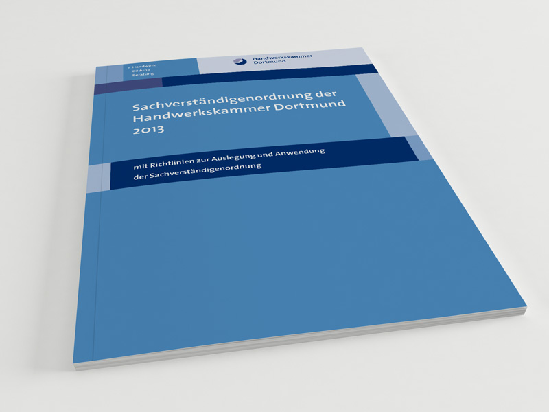 Abbildung der Sachverständigenordnung der Handwerkskammer Dortmund